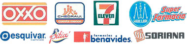 Paga en Oxxo, Chedrahui, Seven Eleven, Farmacias Guadalajara, Farmacias Esquivar, pitic&oacute;, Farmacias Benavides y Soriana