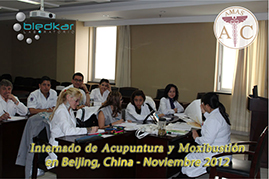 grupo del internado en clases de medicina tradicional china