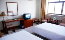habitaciones del hotel donde se hospedan los participantes al internado de acupuntura en china